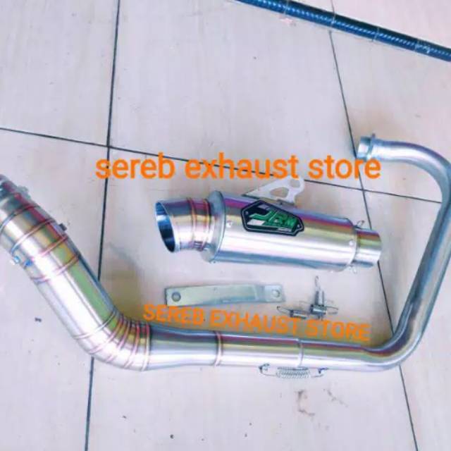 Knalpot racing JRM LEHER KOLONG BAWAH all, KLX, CRF, DTREX