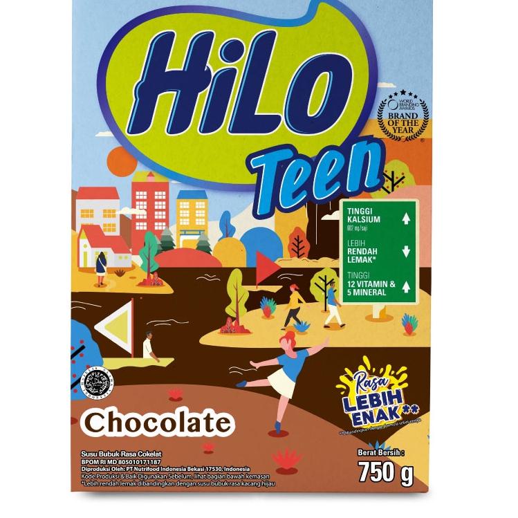 

9.9 SPESIAL Hilo Teen Chocolate 750 gram - Susu Tinggi Kalsium Rendah Lemak ,.,.,.,,