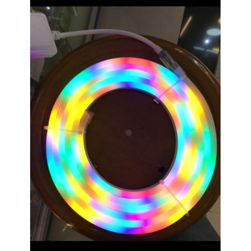 Lampu selang neon flex rgb warna warni neon sign reklame huruf