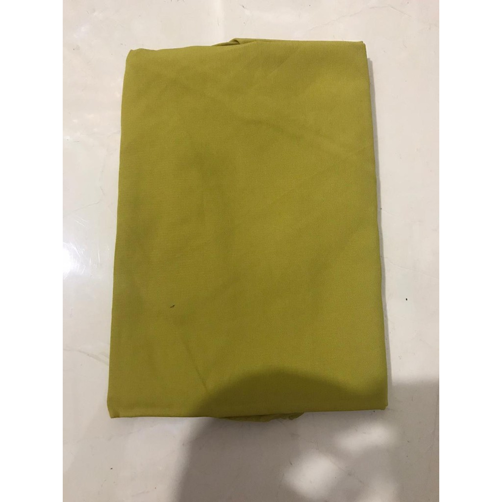 KERUDUNG BERGO MARYAM XL WOLFIS HIJAB INSTAN-Lemon