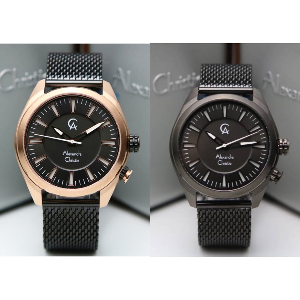 Jam Tangan Alexandre Christie Pria AC 8630 Original Rantai