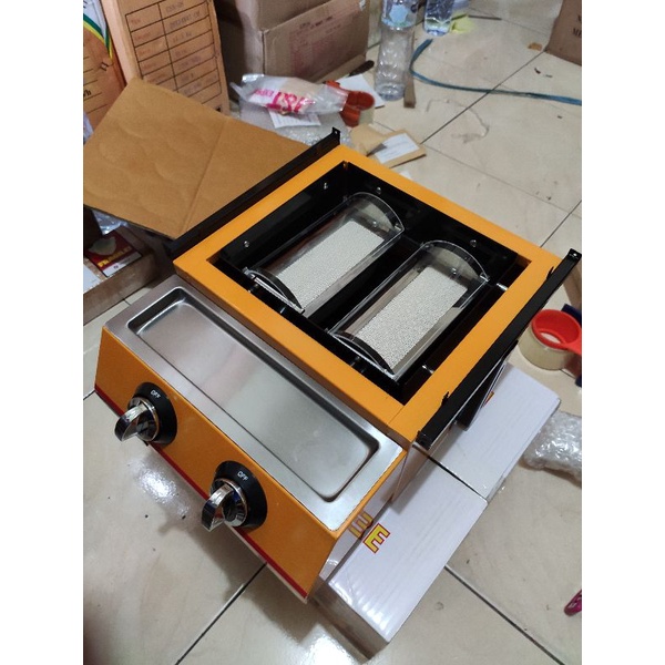 panggangan sosis 2 tungku