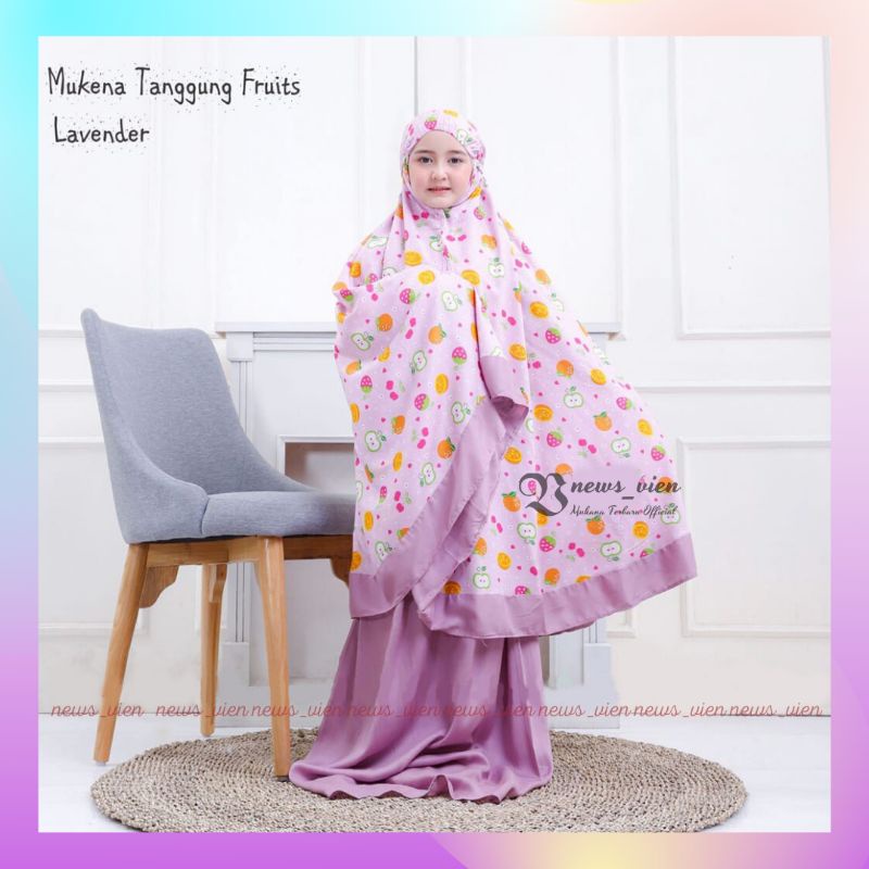 Mukena anak terbaru usia 8 9 10 11 12 tahun Rayon adem lucu / mukenah anak sd mi premium cantik / telekung anak travelling-1