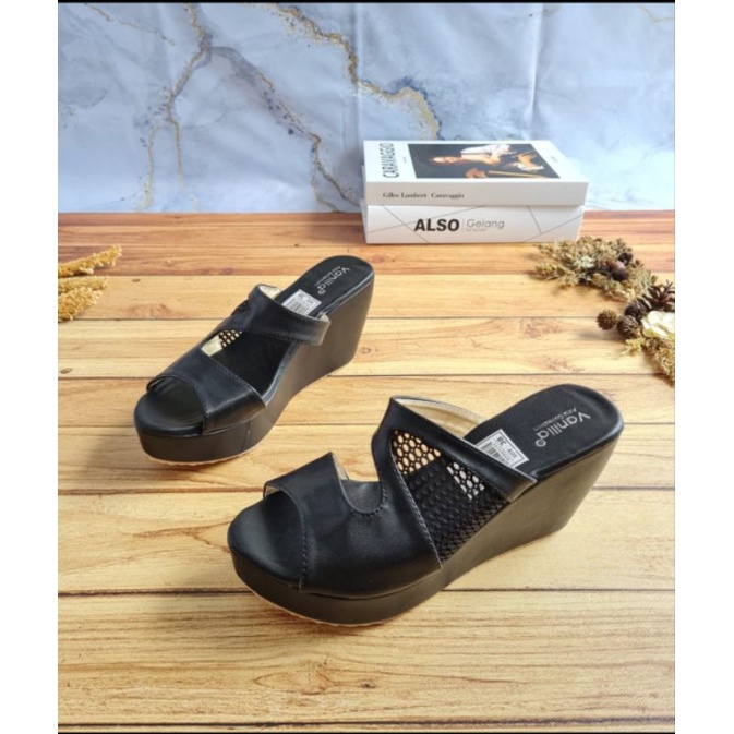 ABBUSHOES Ph 16 wedges jala muthia 7cm sol karet