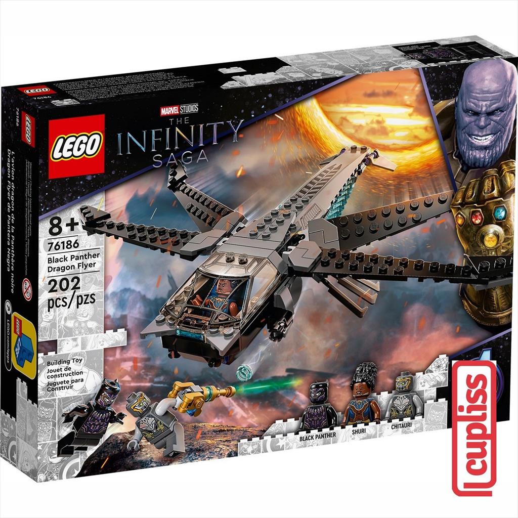 LEGO Superheroes 76186 Avenger Black Panther Dragon Flyer