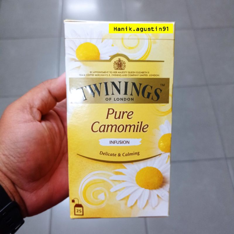 

Twinings Teh Celup Pure Camomile 25x1gr
