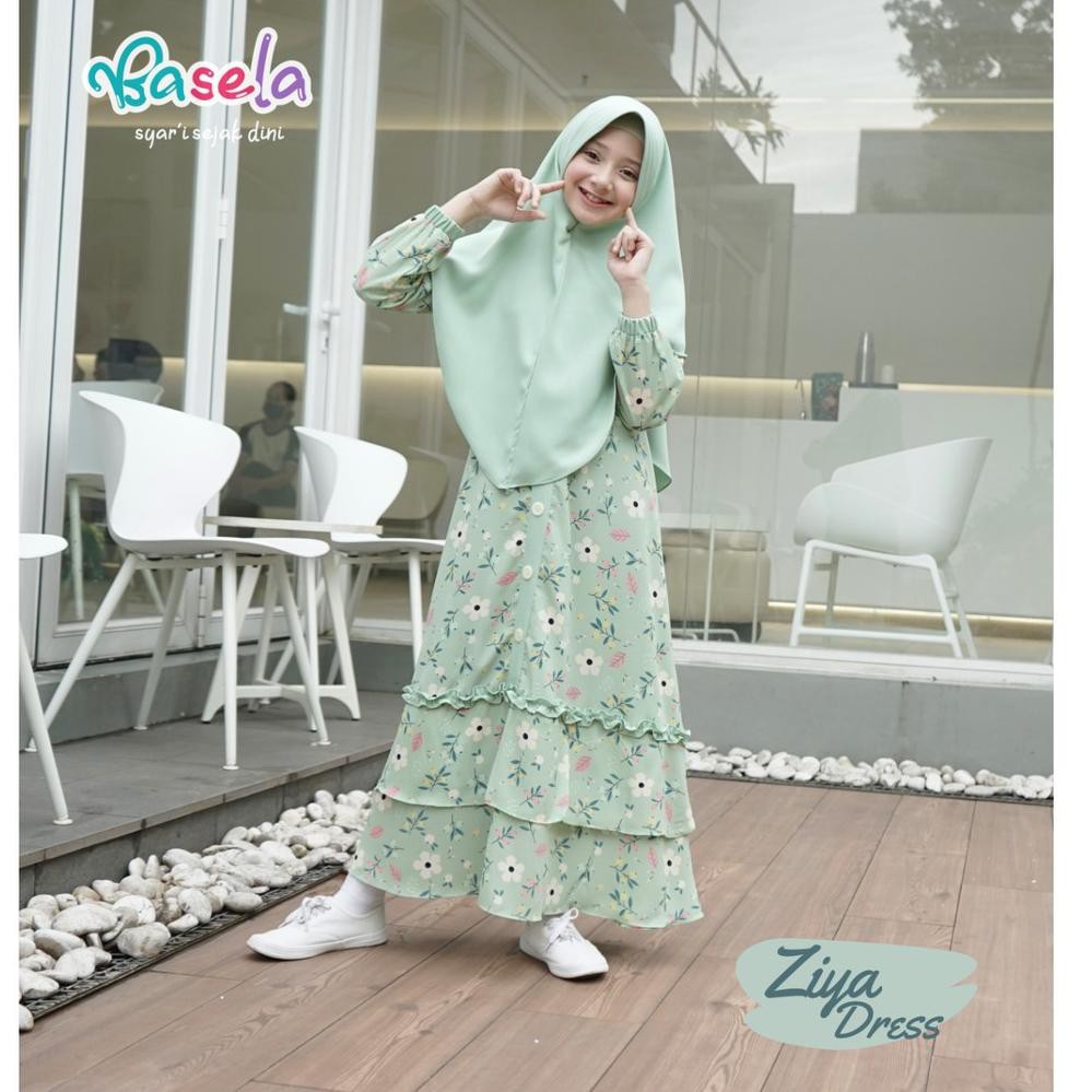 Mall FatihFirra Basela Kids ZIYA Baju Gamis Muslim Anak
