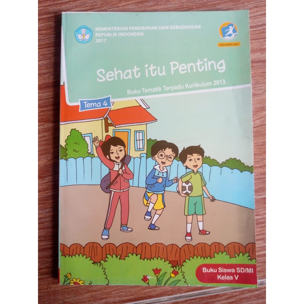 Buku Tematik Kelas 5 Tema 4 Sehat itu Penting