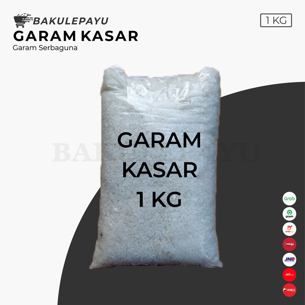 

Garam Kasar Krosok Obat Alami Ikan Natrium Cloride Masak Penyedap Makanan Asin 1KG 1 KG