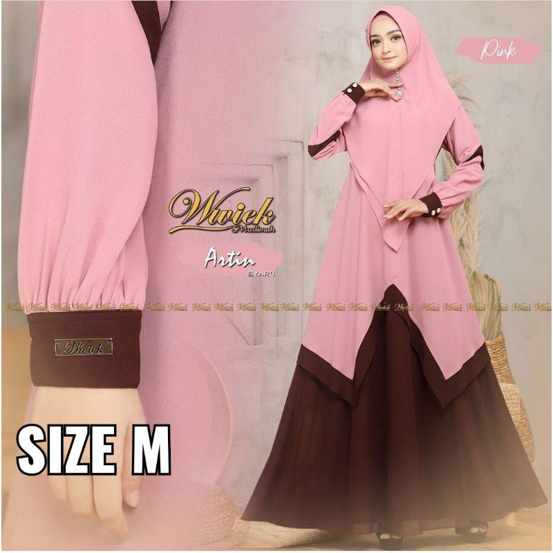 Gamis Set Hijab Artin by Wiwiek