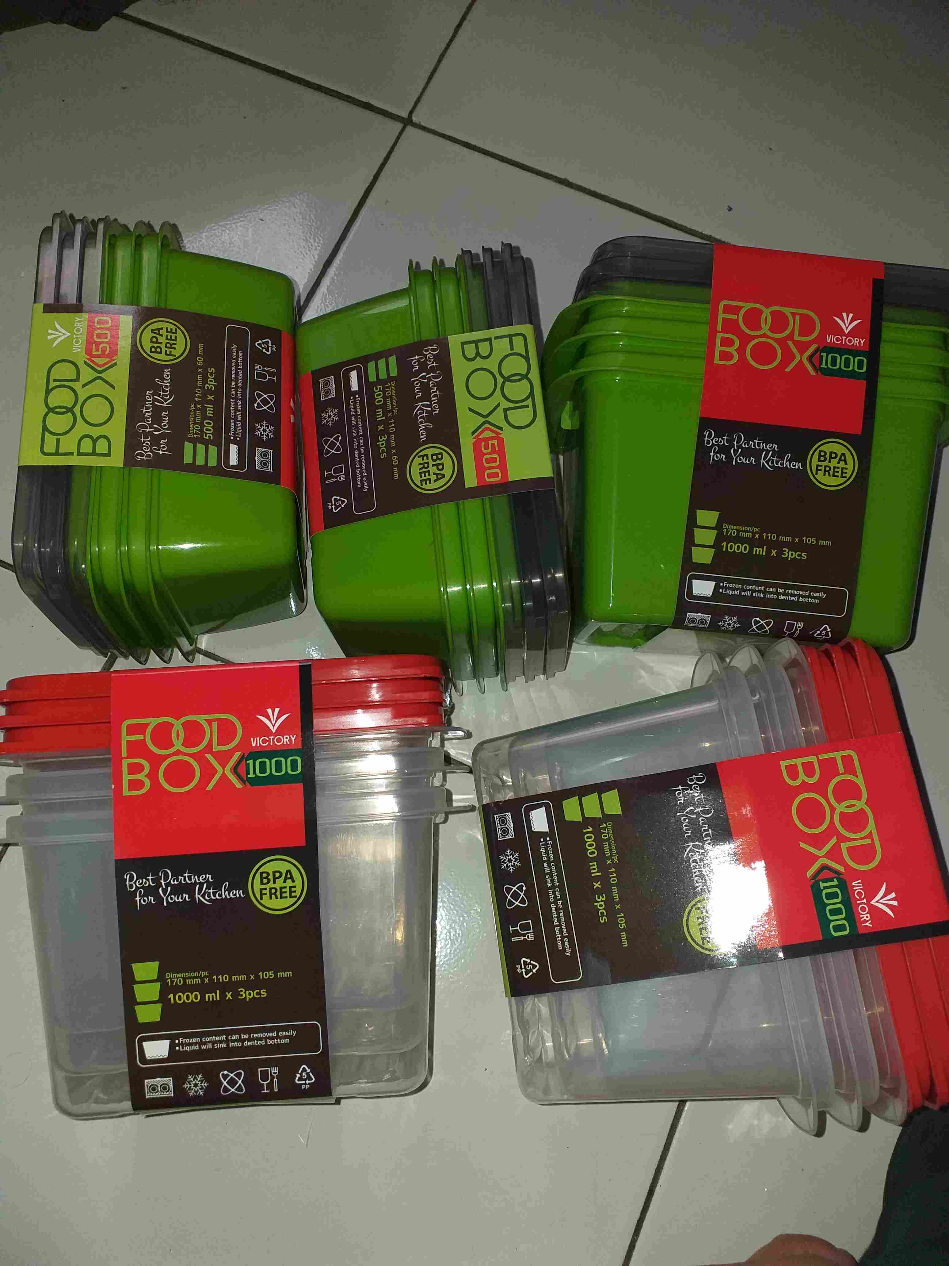 Kotak Penyimpanan Plastik Ss400 - Victory Smart Box Clear