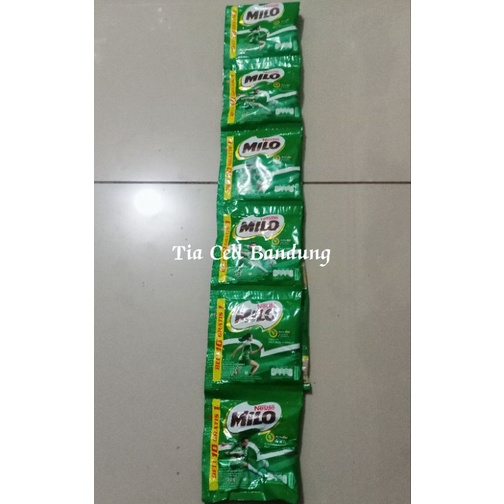 

Nestle Milo coklat renceng isi 10 saset