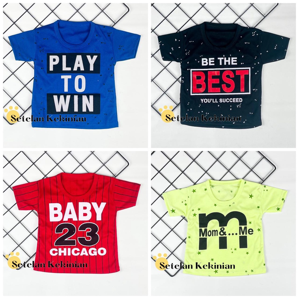 [SK] Atasan Anak Laki Laki 0bln-12bln Baju Anak Cowok Keren Murah Baju Baby Boy Newborn Kekinian