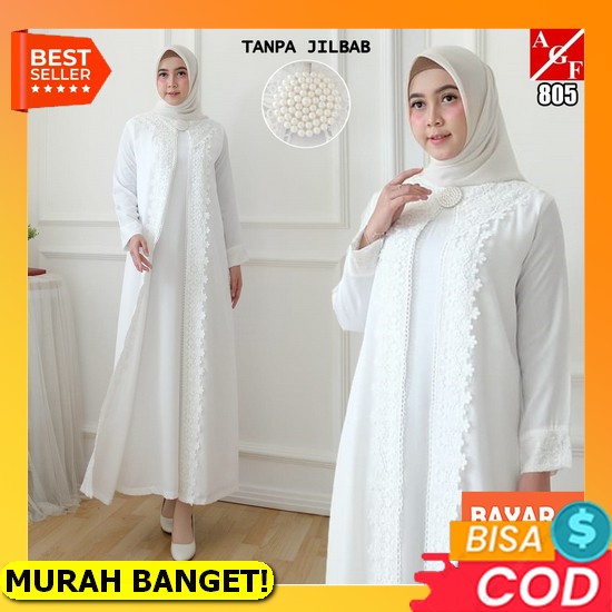 Baju Gamis Wanita Terbaru 2022 Long Maxi Dress Pesta Kondangan Party Casual Dress Wanita Dewasa Syar