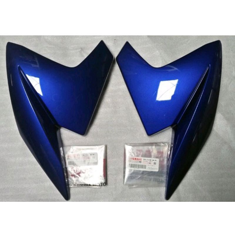 Sayap tangki yamaha vixion new nvl 1PA biru kiri kanan ori ygp