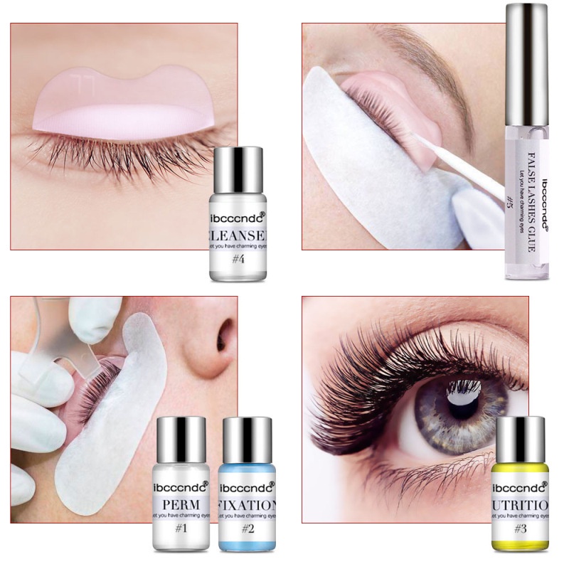 100% Asli Ibcccndc Eyelash Perm Set Bulu Mata Listrik Protein Perm Dingin Barbie Perm Perm Set Bulu Mata