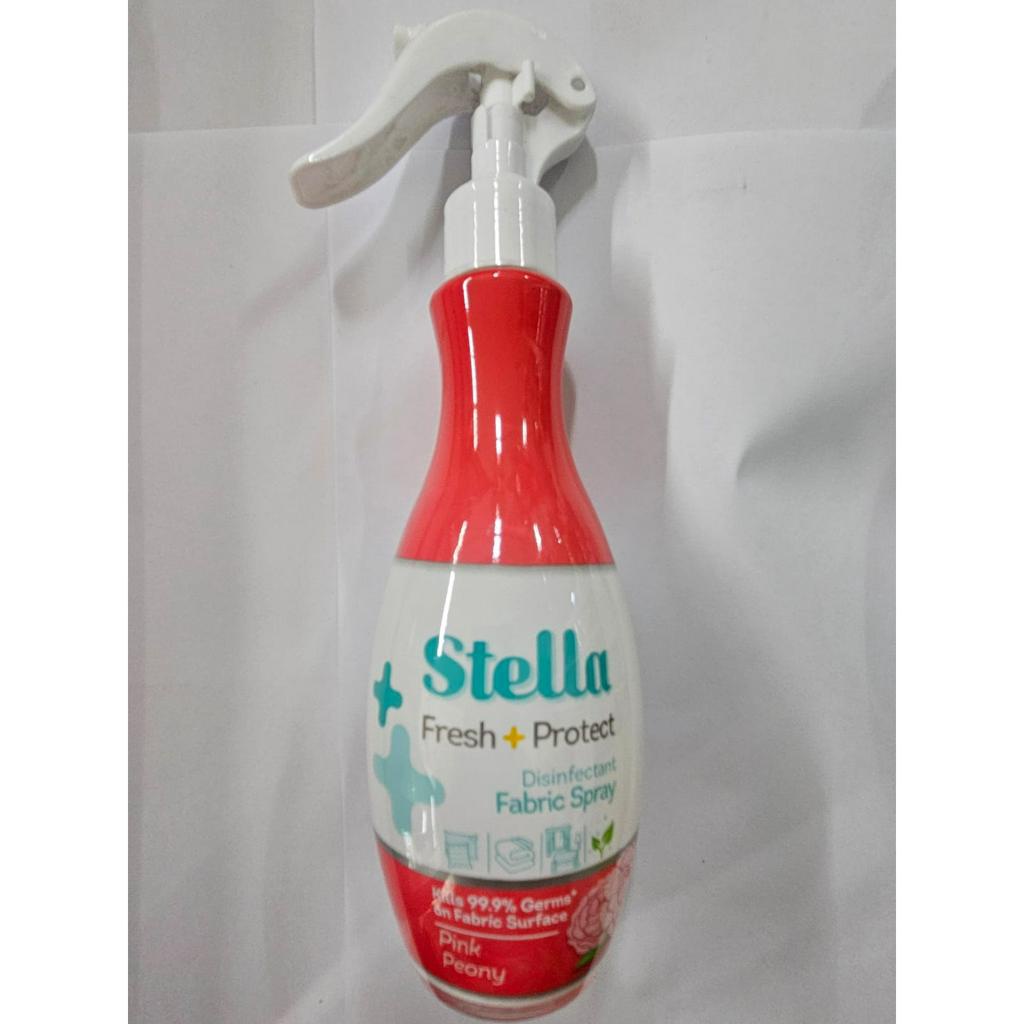 Stella Disinfectant Fabric Spray Fresh + Protect 200 + 45 ML: Pink Peony &amp; Cotton Bloom