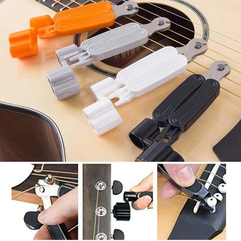 Lanfy 3in1 Alat Tuning Gitar Aksesoris Alat Changer Praktis String Remover Penjepit Pemotong Senar