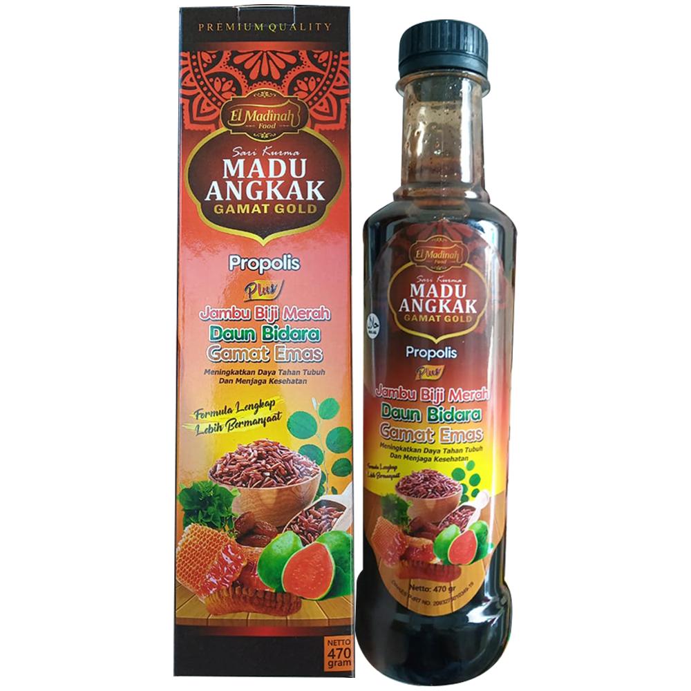 

Sari Kurma Madu Angkak Gamat Gold 470gr El Madinah
