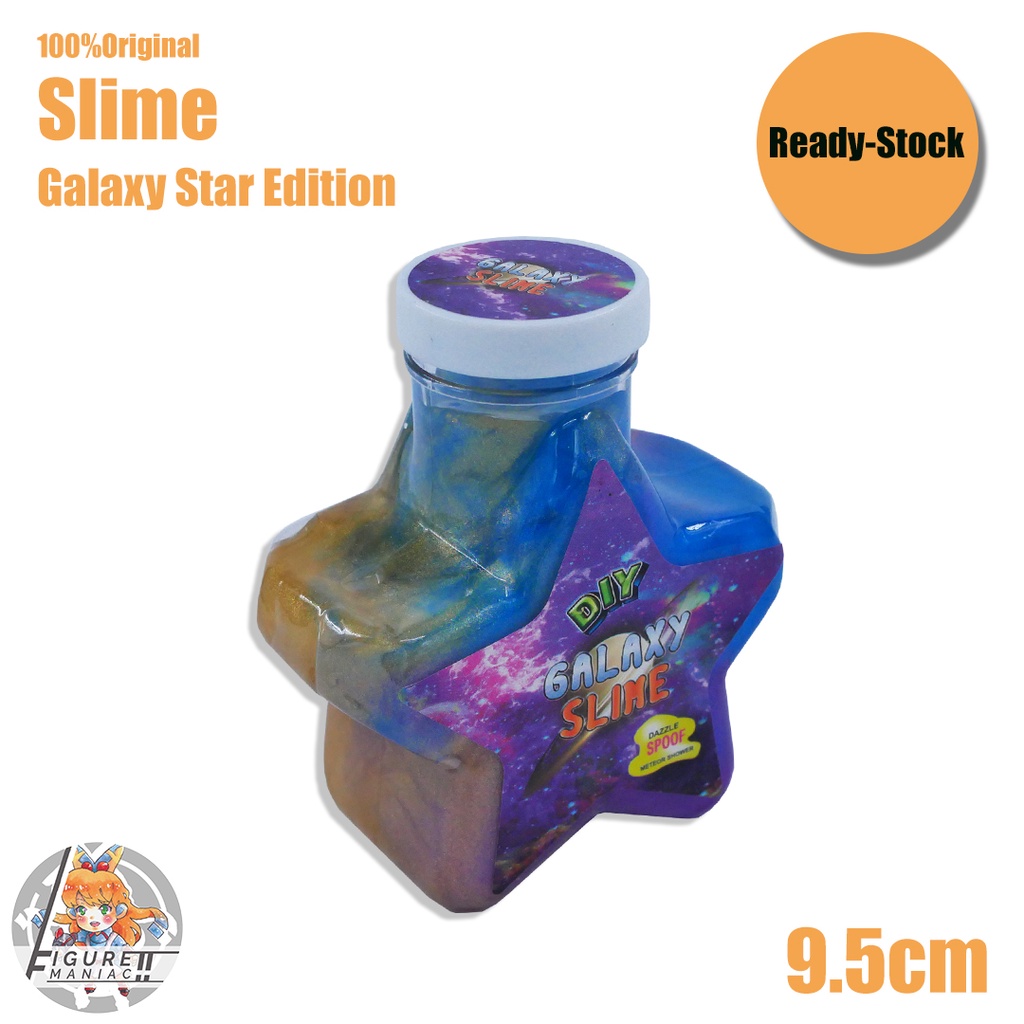 Mainan Anak - Slime Bear Galaxy Star Edition 9.5 cm Import Premium