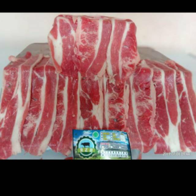 

DAGING SLICE / BEEF SLICE US SHORTPLAT 1KG