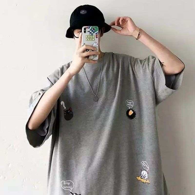 CARTESIZE OVERSIZED TEE✨| korean style | ulzzang kpop idol kaos pria wanita aesthetic fashion outfit