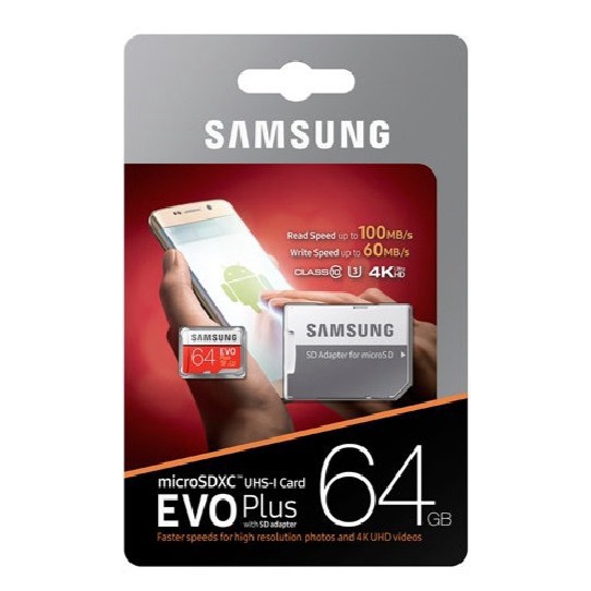 Micro SD Samsung Kartu Memori TF Class10 Kapasitas 32GB Micro SDXC Evo Plus High Speed Memori Card