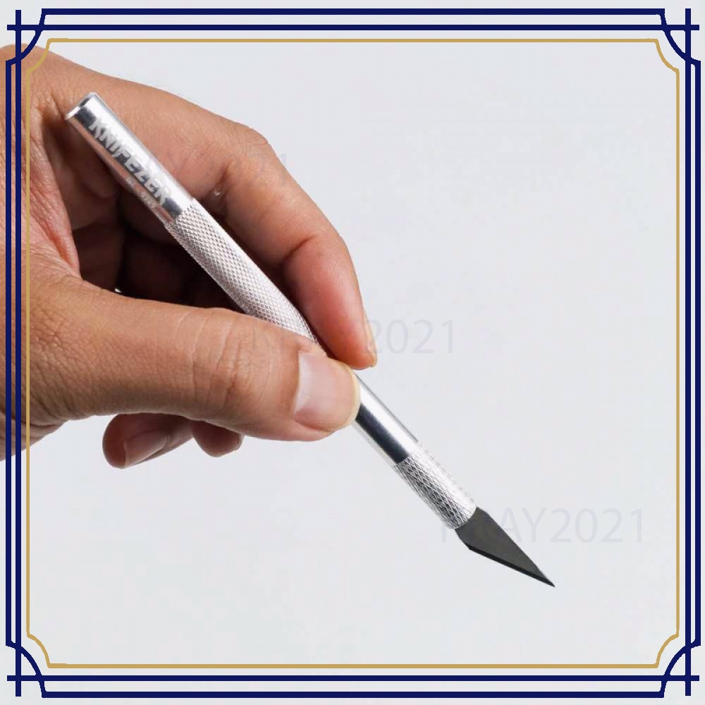 Pisau Ukir Seni Hobby Crafting Art Knife Metal Handle AK125
