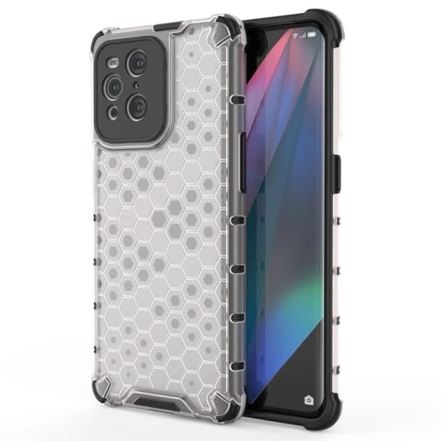 OPPO FIND X5 PRO 5G / FIND X3 PRO SOFT CASE RUGGED ARMOR HONEYCOMB SERIES