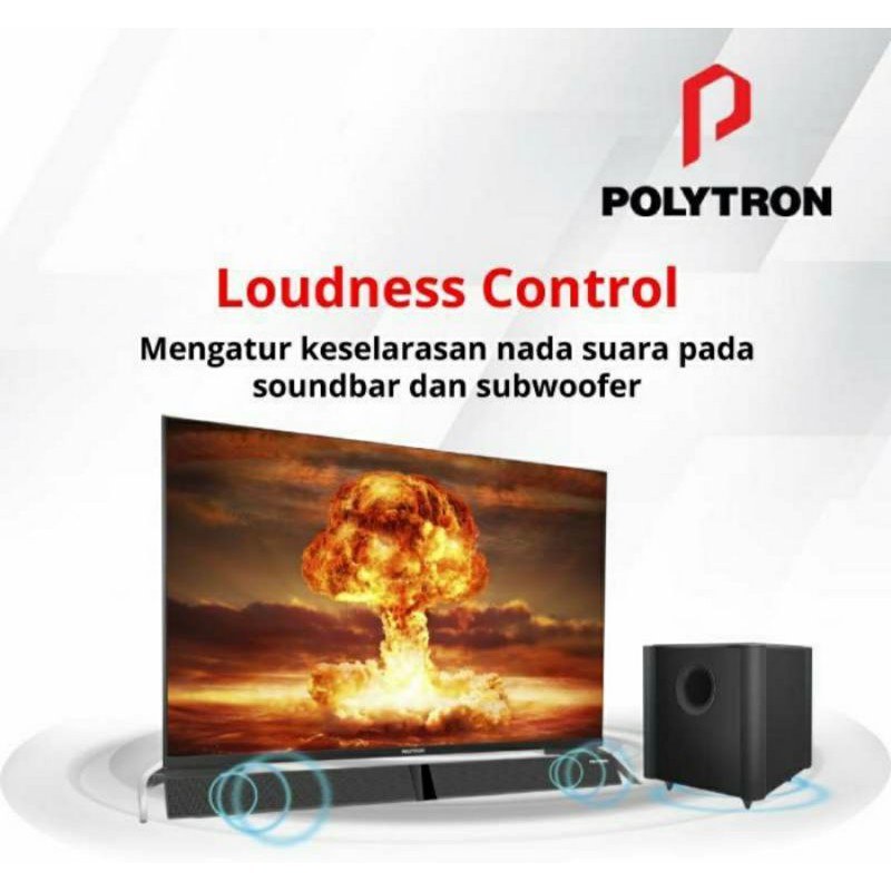 PROMO Polytron LED tv 32inch SoundBar Cinemaxx New Model