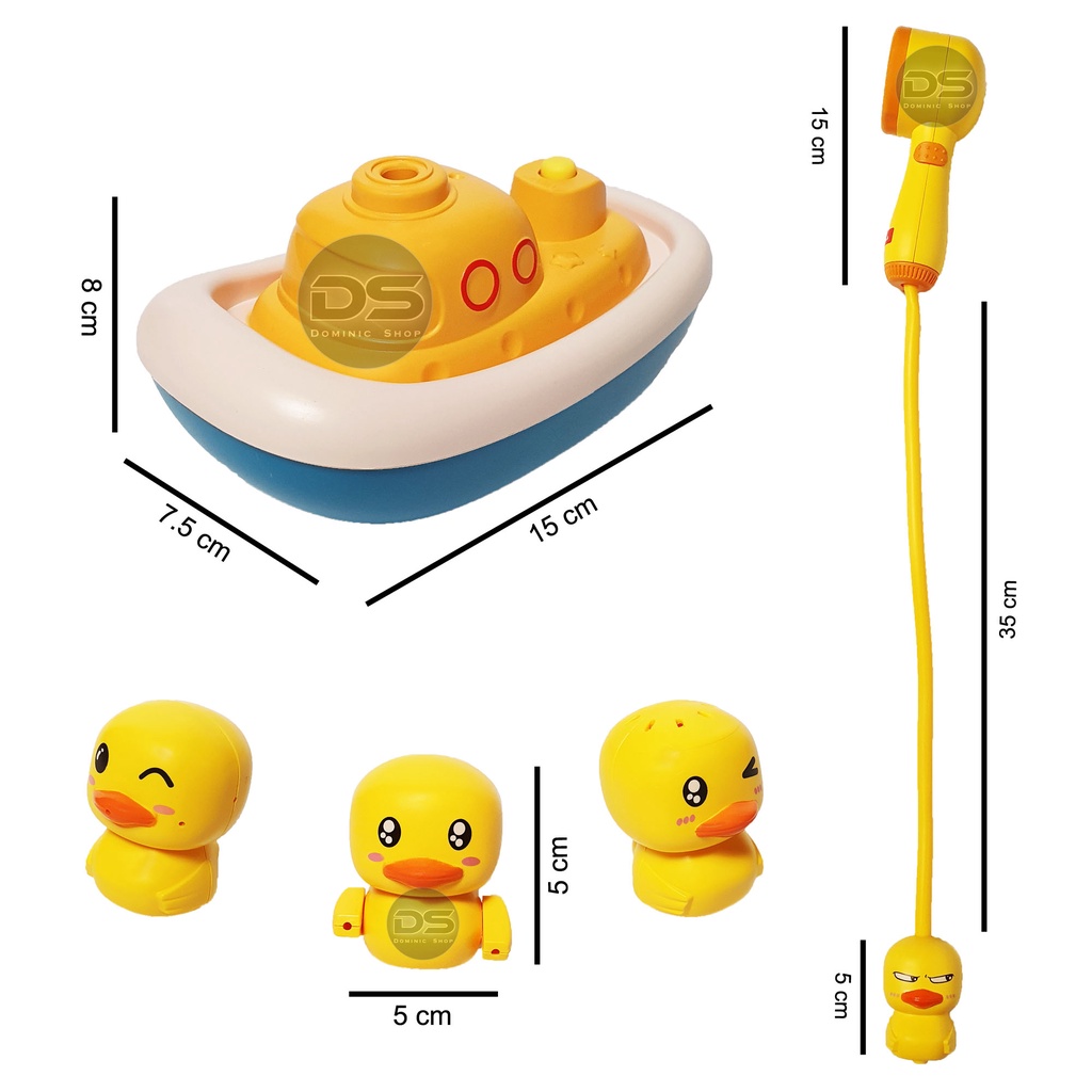 Mainan Anak Duck Sprinklers SEDOLA / Mainan Anak Saat Mandi / Mainan Anak Bebek Mandi