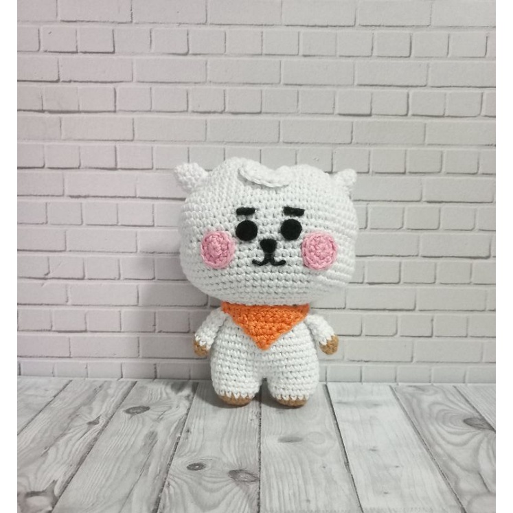 Jual BONEKA RAJUT AMIGURUMI BT21 BABY RJ | Shopee Indonesia