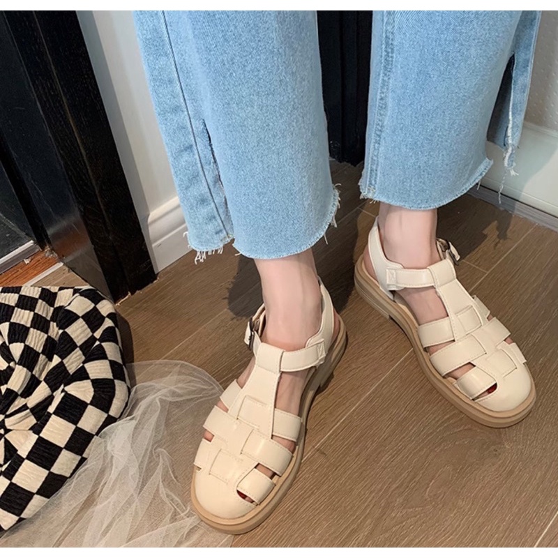 AVANCEID 1886 Sepatu Sandal Sneakers Heels Wanita Kerja Docmart Hitam Import