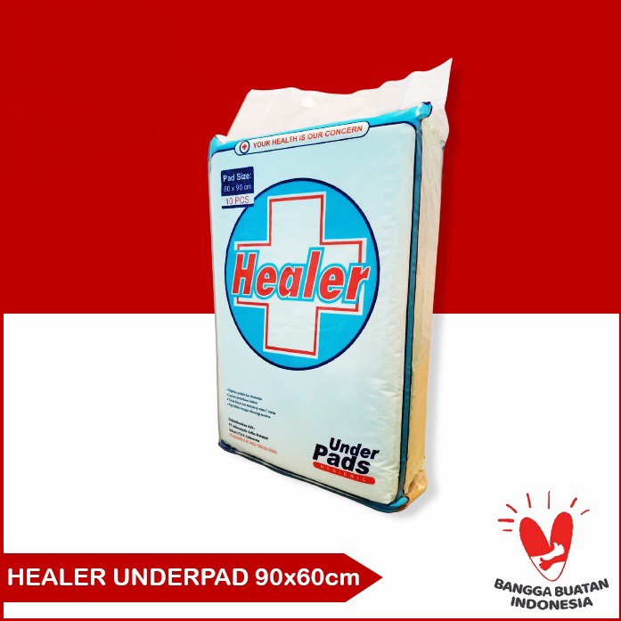 HEALER UNDERPAD PERLAK SEKALI PAKAI 60x90CM