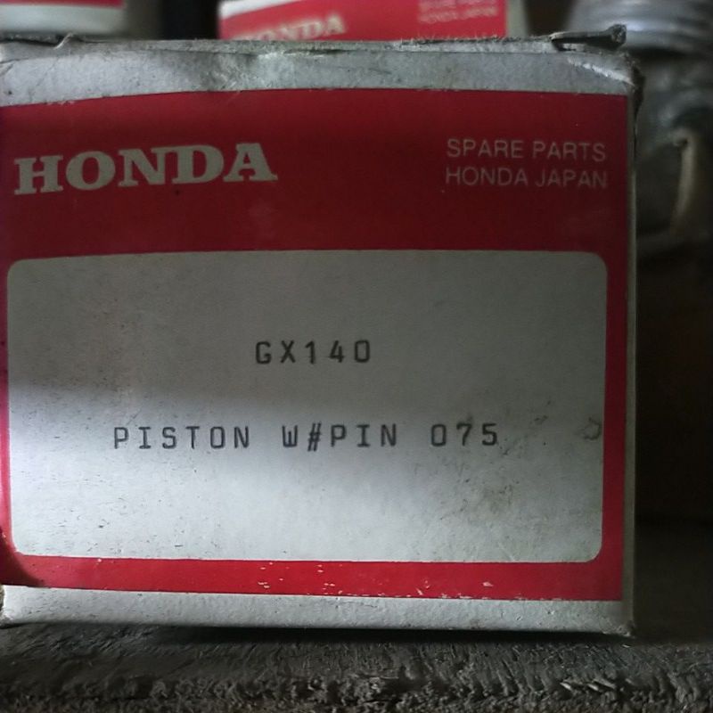 PISTON WITH PIN GX140 075. SECKER GX140 075