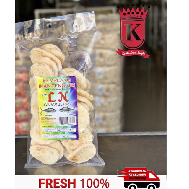 

Kemplang Panggang Ikan Khas Bangka Cap LN 250gr