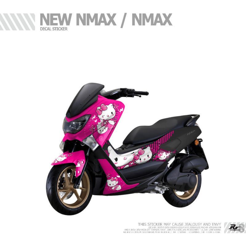 Sticker decal vareasi motor yamaha nmax lama tahun 2018 full body