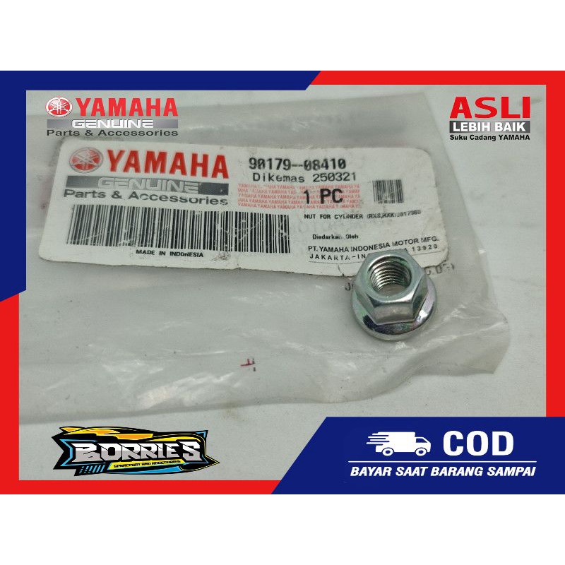 Mur Nut Head Atas Yamaha RX King RXS FIZR 90179-08410 Original