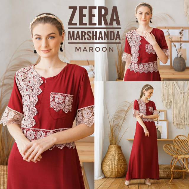 Daster arab Zeera Dress MARSHANDA Original Label by Zeera