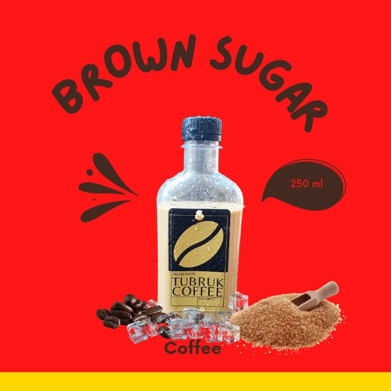 

Brown sugar coffee milk kopi tubruk botolan 250ml nikis