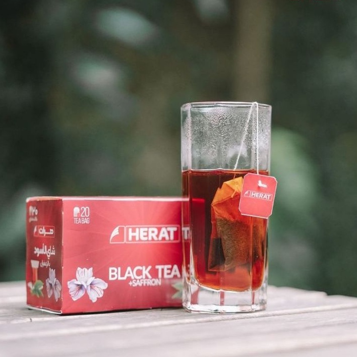 

Black Tea + Saffron Teabag Herat Teh Hitam & Saffron Celup 20 kantong Minuman Diet Antioksidan