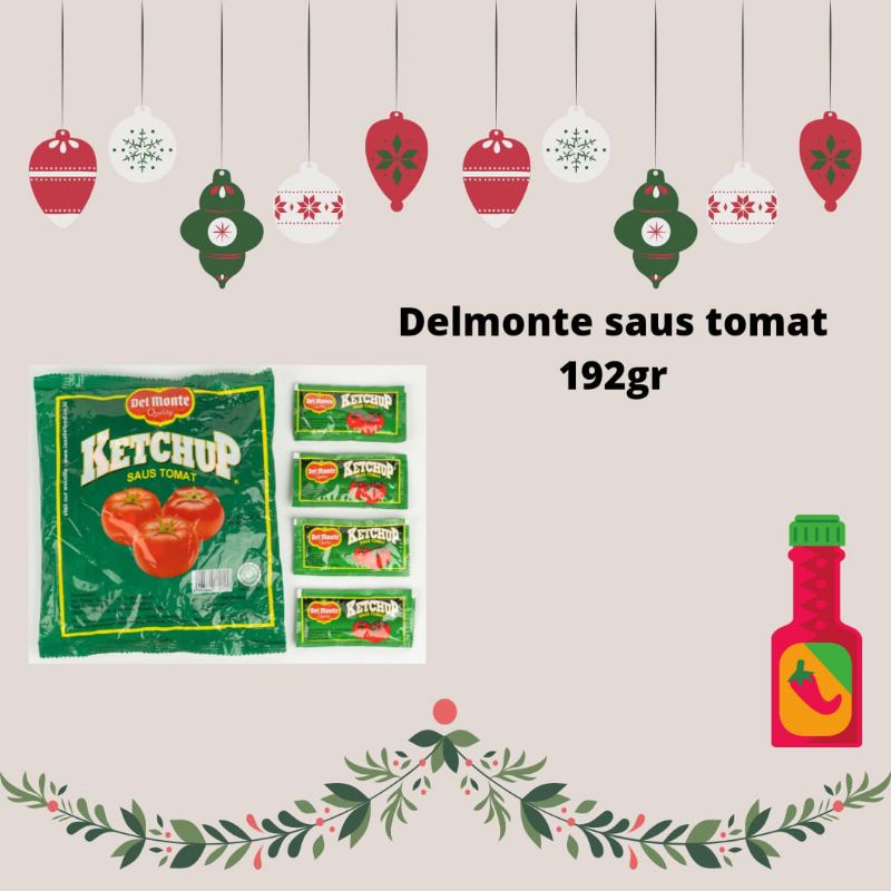 

Delmonte Quality Saus/ 1 Sashet Ketchup 9gr