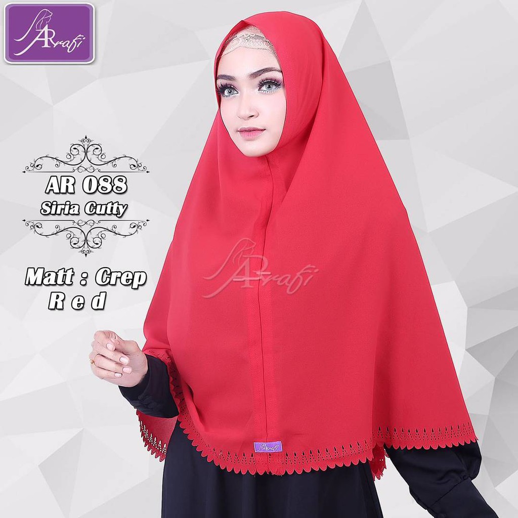 Jilbab Kerudung Bergo Instan Hijab Instant Arrafi Terbaru Kekinian AR 88 Model Hamidah Maryam Ibu De