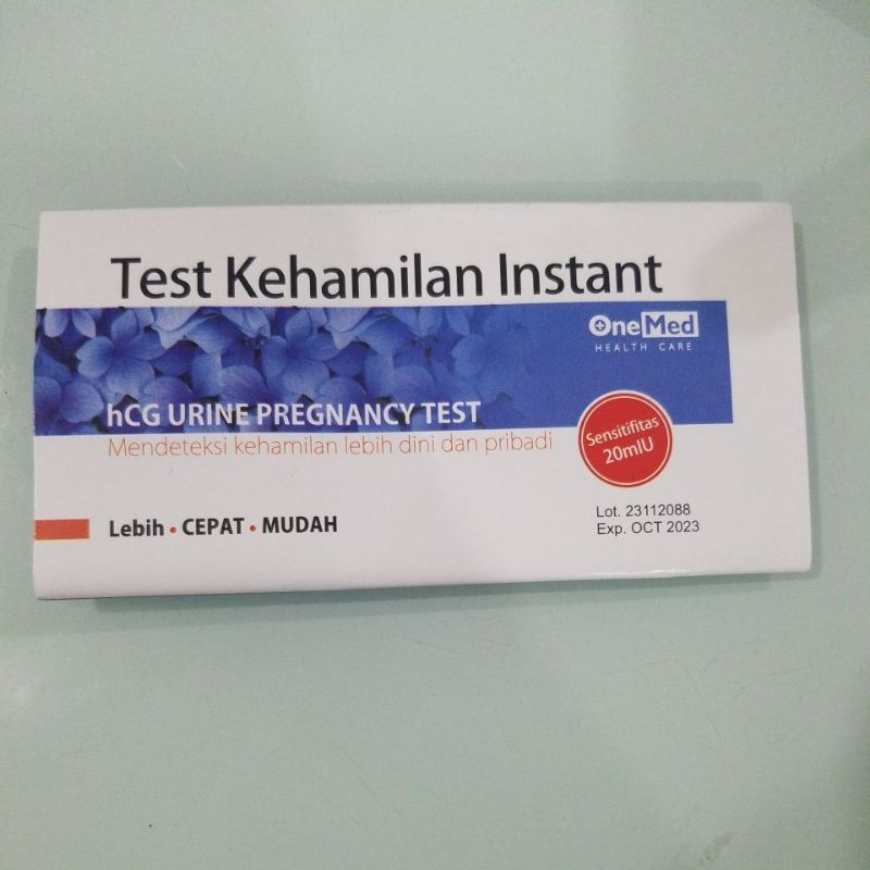 tes kehamilan instan one med tes hamil strip