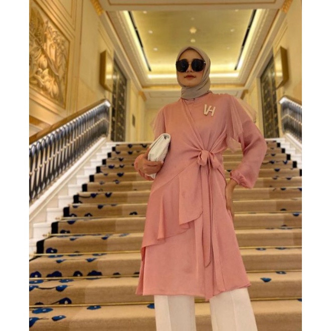 celine blouse -rosemary vanilla hijab