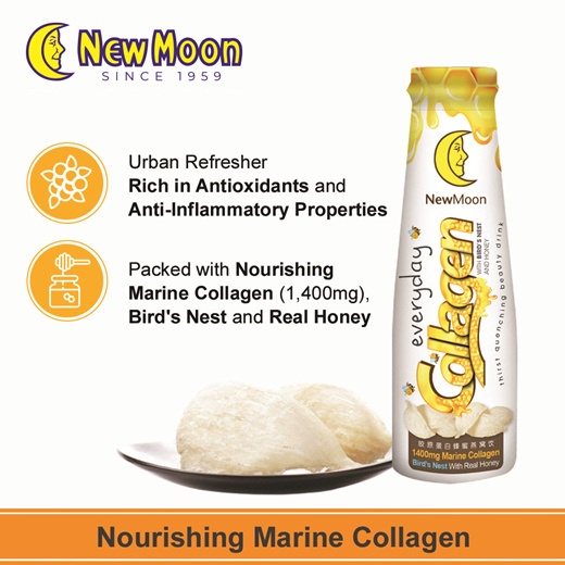 

New Moon Everyday Collagen Bird Nest With Real Honey Newmoon Collagen 1400mg Ready To Drink