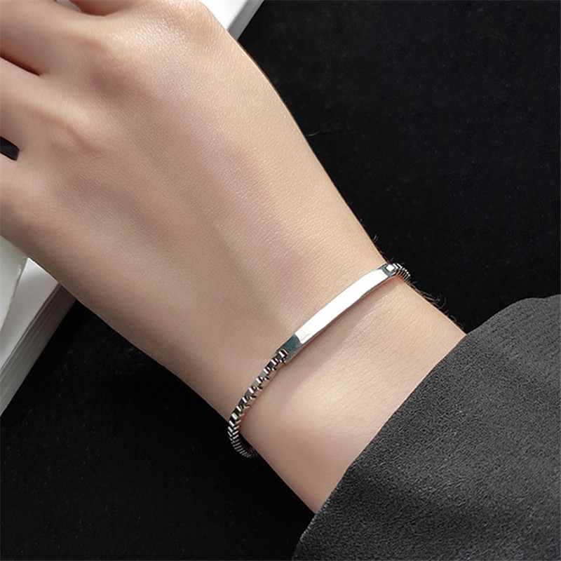 [Ready Stock]Korean Style Silver Bracelet Fashion Personality