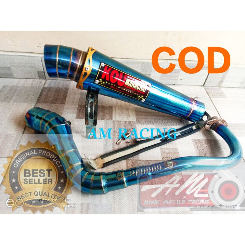 KNALPOT KOU BLUEMON PNP Vario beat,nmax PCX aerox dll