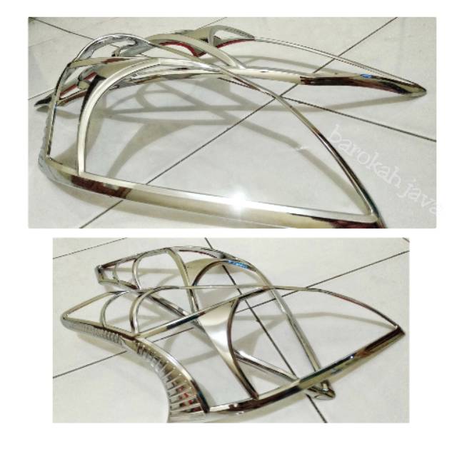 GARNIS LIST LAMPU DEPAN CHROME ALL NEW AVANZA &amp; ALL NEW XENIA 2012-2015