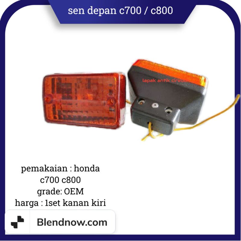 sen sein depan c700 c800 riting supercub c700 set